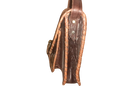 Bolso ovalado hebilla  combinado