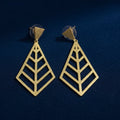 CHRISTIE gold-plated earrings - A design with character