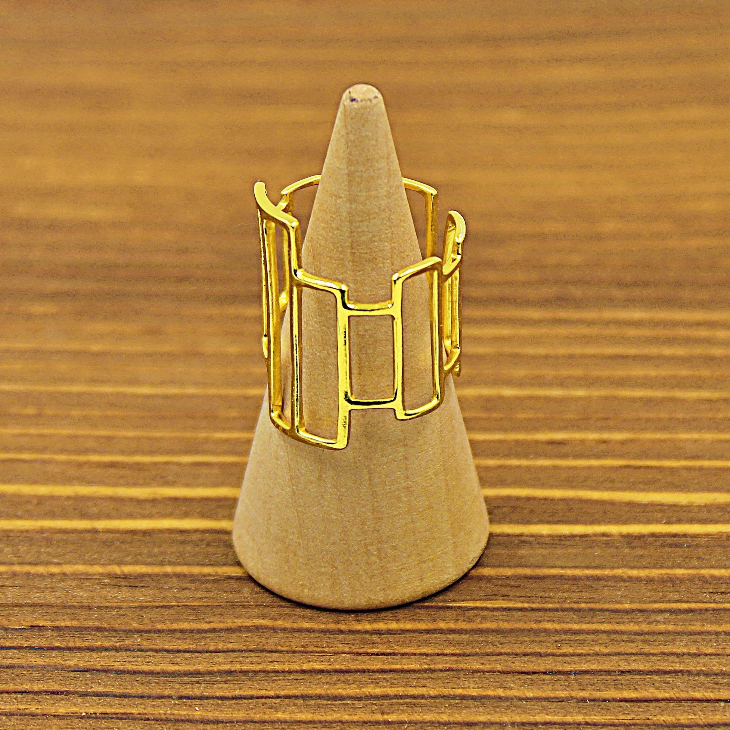 Anillo CHICAGO chapado en oro