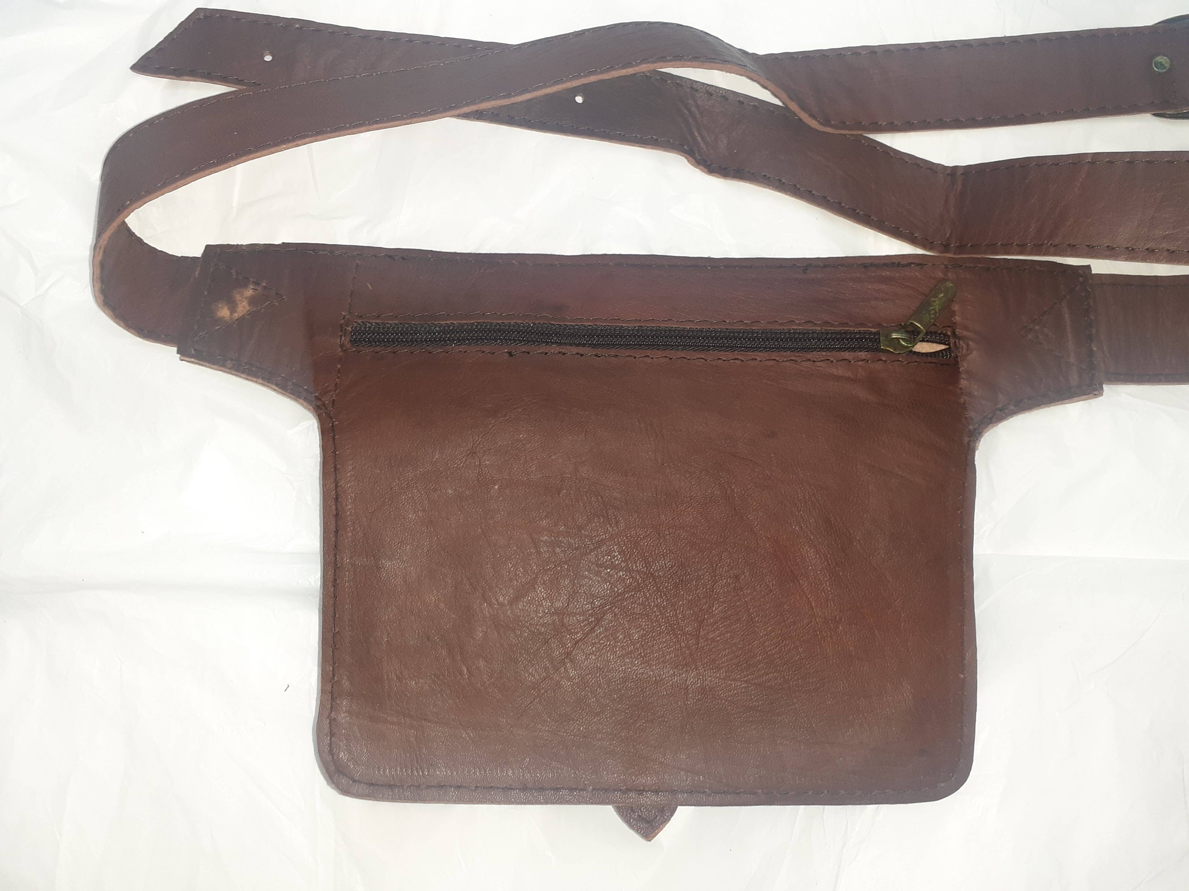 Riñonera camel hebilla Fez